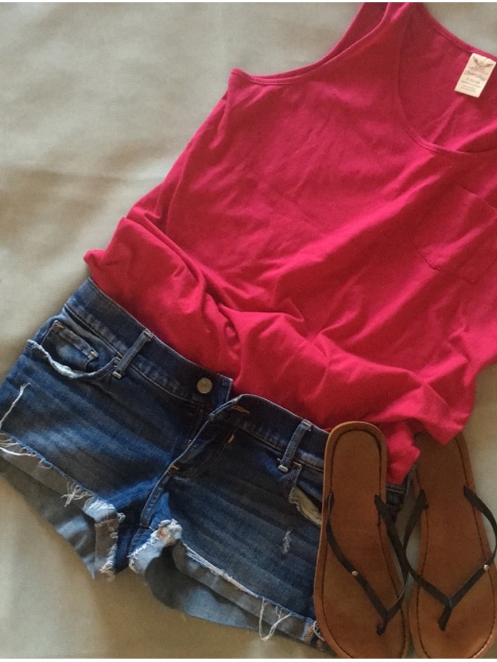 Abercrombie & Fitch Blue Denim Jean Shorts